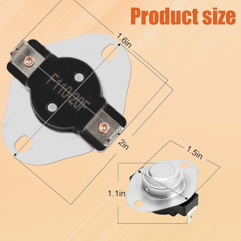 Valorup 7975-328 7975-3281 Fan Limit Switch Fit for Coleman Furnace, F110-20F Furnace Fan Switch S1-7975-3281 - Image 5